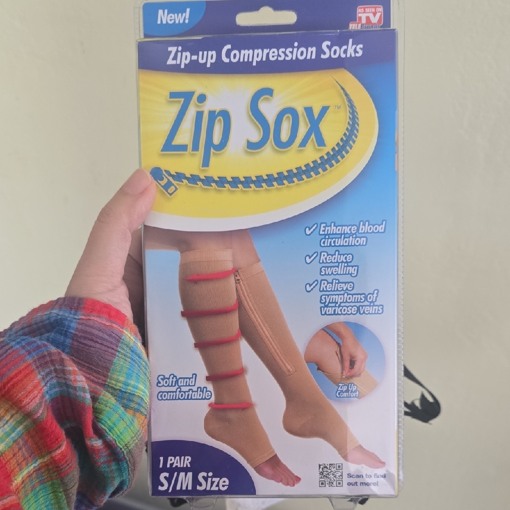 Tan Compression Socks